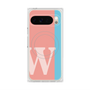 Premium Square Case with Pixelsnap［ Original - initial color line - W pink ］