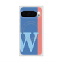 Premium Square Case with Pixelsnap［ Original - initial color line - W blue ］