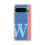 Premium Square Case with Pixelsnap［ Original - initial color line - W blue ］