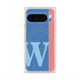 Premium Square Case with Pixelsnap［ Original - initial color line - W blue ］
