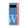Premium Square Case with Pixelsnap［ Original - initial color line - W blue ］