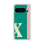 Premium Square Case with Pixelsnap［ Original - initial color line - X green ］