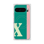Premium Square Case with Pixelsnap［ Original - initial color line - X green ］