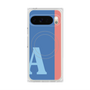 Premium Square Case with Pixelsnap［ Original - initial color line - A blue ］