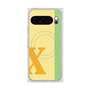 Premium Square Case with Pixelsnap［ Original - initial color line - X yellow ］