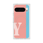 Premium Square Case with Pixelsnap［ Original - initial color line - Y pink ］