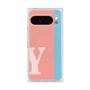 Premium Square Case with Pixelsnap［ Original - initial color line - Y pink ］