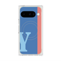 Premium Square Case with Pixelsnap［ Original - initial color line - Y blue ］
