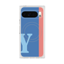 Premium Square Case with Pixelsnap［ Original - initial color line - Y blue ］