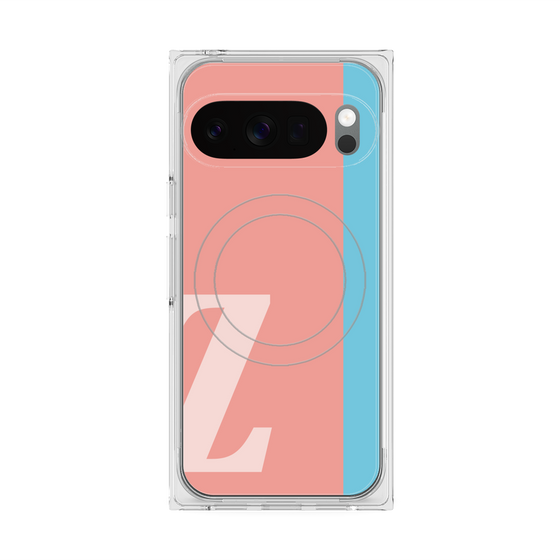 Premium Square Case with Pixelsnap［ Original - initial color line - Z pink ］