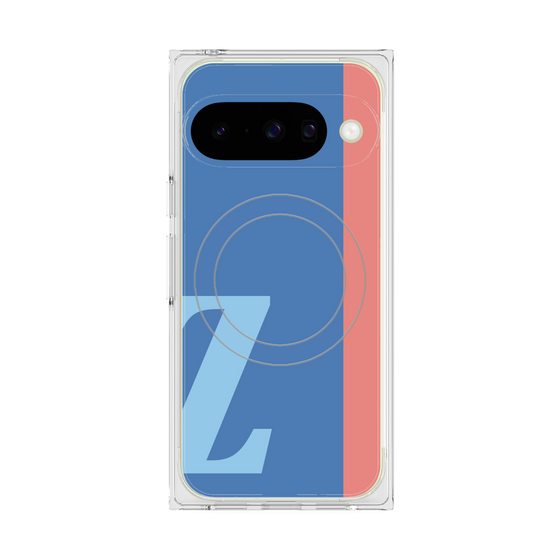Premium Square Case with Pixelsnap［ Original - initial color line - Z blue ］