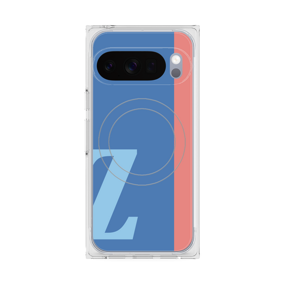 Premium Square Case with Pixelsnap［ Original - initial color line - Z blue ］