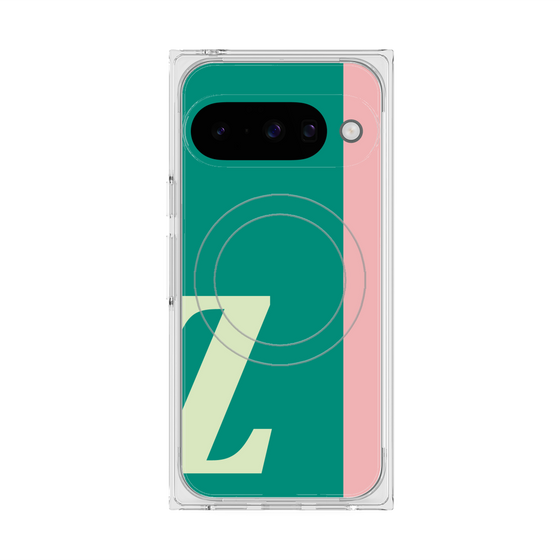 Premium Square Case with Pixelsnap［ Original - initial color line - Z green ］