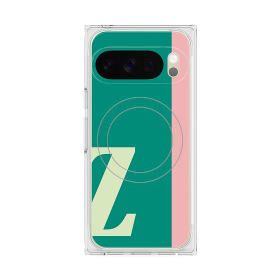 Premium Square Case with Pixelsnap［ Original - initial color line - Z green ］