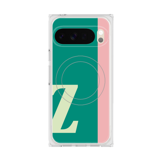 Premium Square Case with Pixelsnap［ Original - initial color line - Z green ］