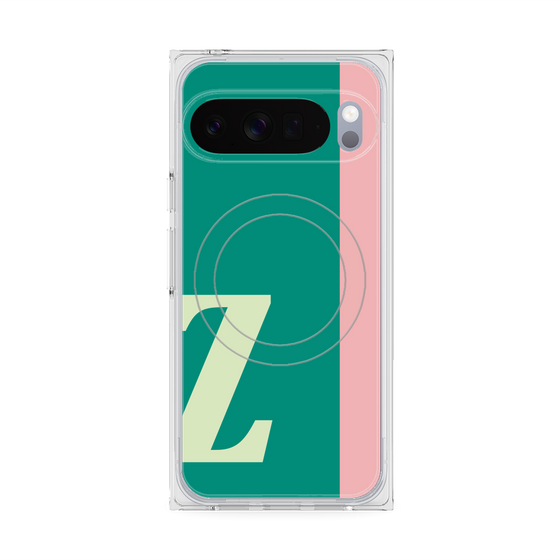 Premium Square Case with Pixelsnap［ Original - initial color line - Z green ］