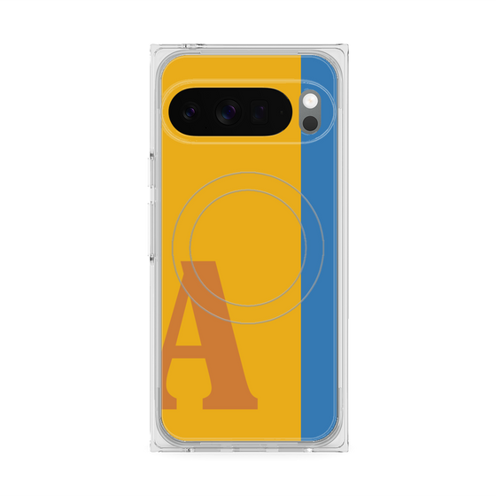 Premium Square Case with Pixelsnap［ Original - initial color line - A orange ］