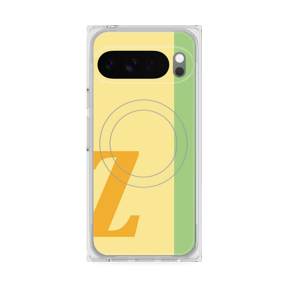 Premium Square Case with Pixelsnap［ Original - initial color line - Z yellow ］