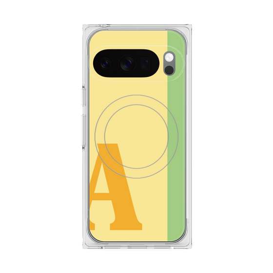 Premium Square Case with Pixelsnap［ Original - initial color line - A yellow ］
