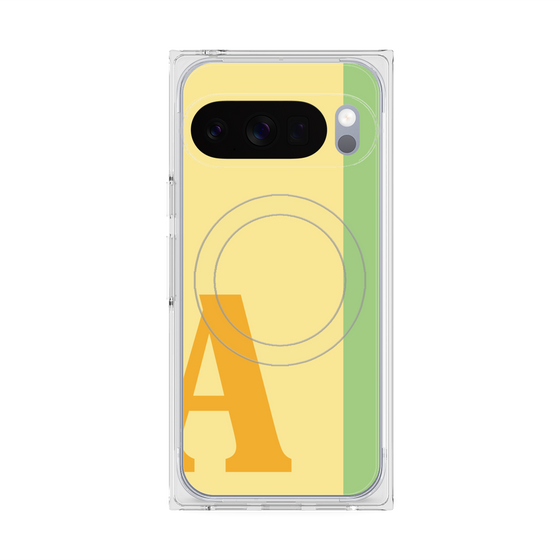Premium Square Case with Pixelsnap［ Original - initial color line - A yellow ］