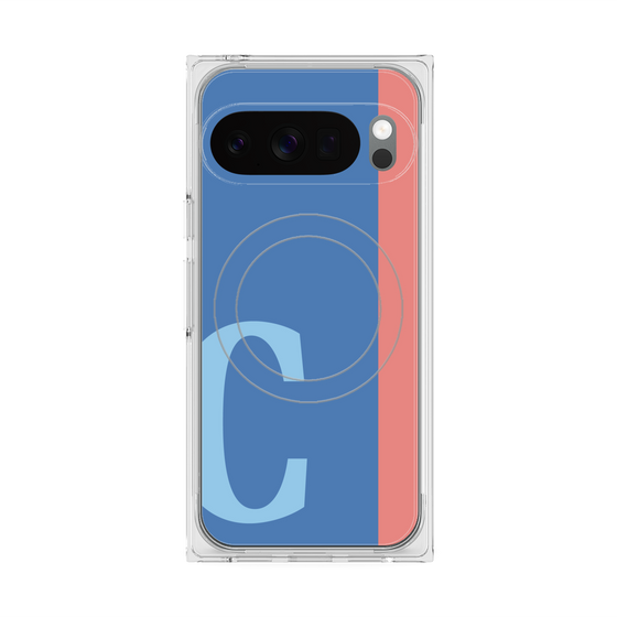 Premium Square Case with Pixelsnap［ Original - initial color line - C blue ］