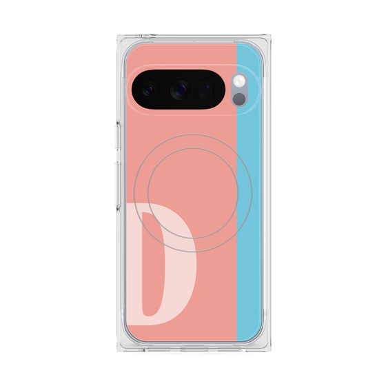Premium Square Case with Pixelsnap［ Original - initial color line - D pink ］