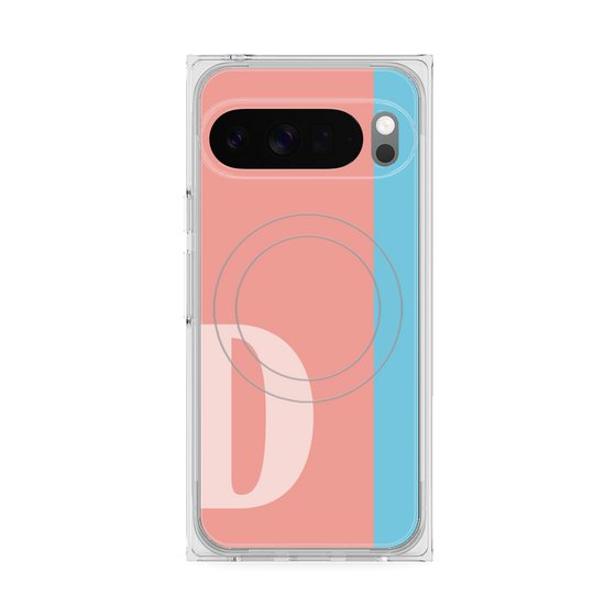 Premium Square Case with Pixelsnap［ Original - initial color line - D pink ］