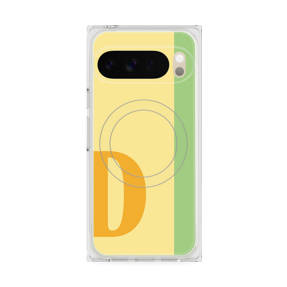 Premium Square Case with Pixelsnap［ Original - initial color line - D yellow ］