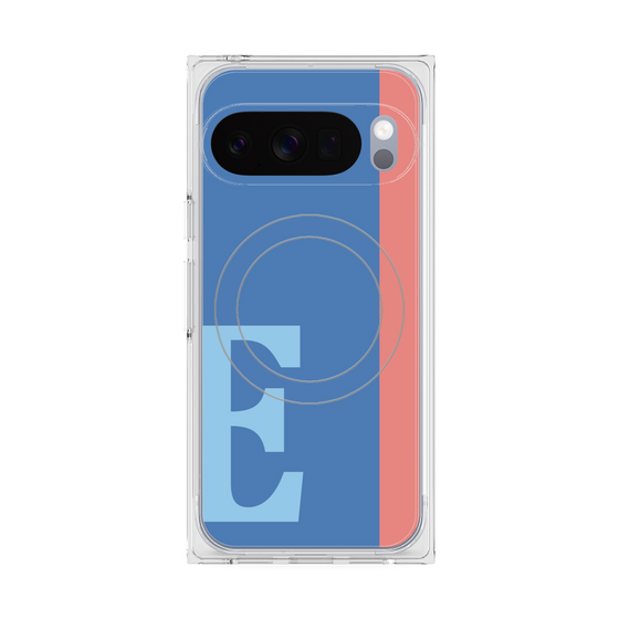 Premium Square Case with Pixelsnap［ Original - initial color line - E blue ］