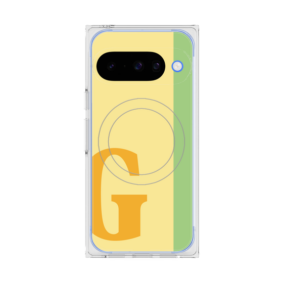 Premium Square Case with Pixelsnap［ Original - initial color line - G yellow ］