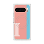 Premium Square Case with Pixelsnap［ Original - initial color line - I pink ］