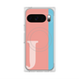 Premium Square Case with Pixelsnap［ Original - initial color line - J pink ］