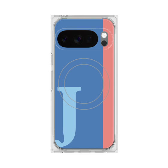 Premium Square Case with Pixelsnap［ Original - initial color line - J blue ］