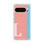 Premium Square Case with Pixelsnap［ Original - initial color line - L pink ］