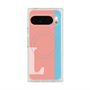 Premium Square Case with Pixelsnap［ Original - initial color line - L pink ］