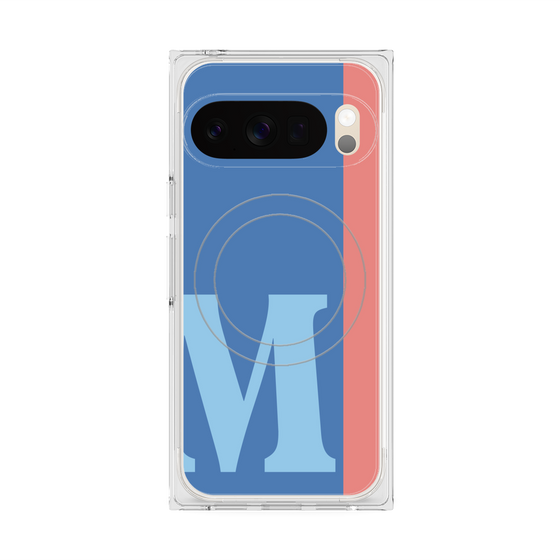 Premium Square Case with Pixelsnap［ Original - initial color line - M blue ］