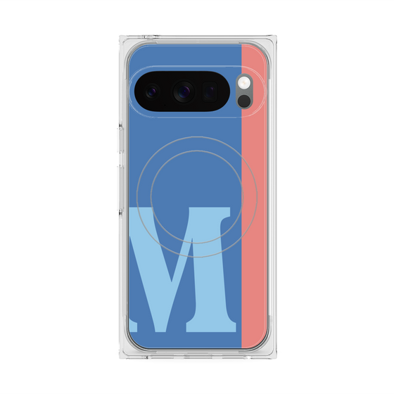 Premium Square Case with Pixelsnap［ Original - initial color line - M blue ］