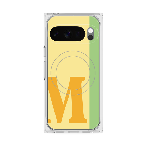 Premium Square Case with Pixelsnap［ Original - initial color line - M yellow ］