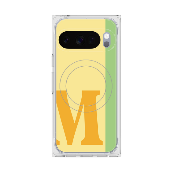 Premium Square Case with Pixelsnap［ Original - initial color line - M yellow ］