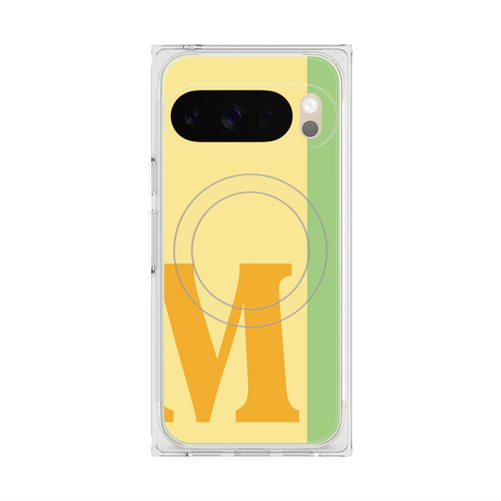 Premium Square Case with Pixelsnap［ Original - initial color line - M yellow ］