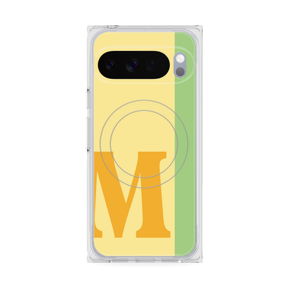 Premium Square Case with Pixelsnap［ Original - initial color line - M yellow ］