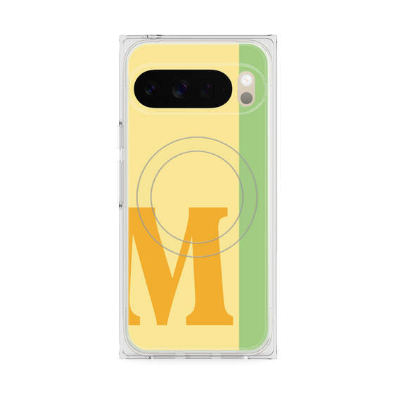 Premium Square Case with Pixelsnap［ Original - initial color line - M yellow ］