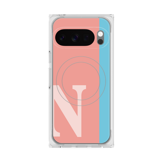 Premium Square Case with Pixelsnap［ Original - initial color line - N pink ］