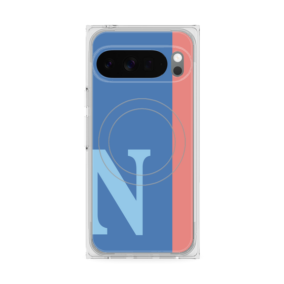 Premium Square Case with Pixelsnap［ Original - initial color line - N blue ］