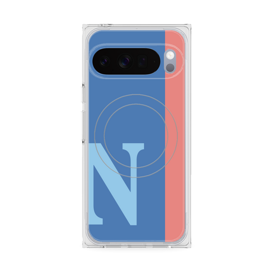 Premium Square Case with Pixelsnap［ Original - initial color line - N blue ］
