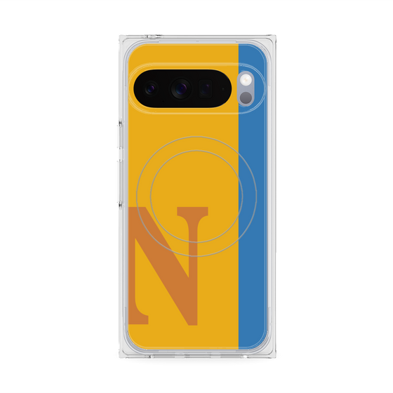 Premium Square Case with Pixelsnap［ Original - initial color line - N orange ］