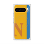 Premium Square Case with Pixelsnap［ Original - initial color line - N orange ］