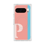 Premium Square Case with Pixelsnap［ Original - initial color line - P pink ］