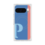 Premium Square Case with Pixelsnap［ Original - initial color line - P blue ］