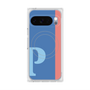 Premium Square Case with Pixelsnap［ Original - initial color line - P blue ］